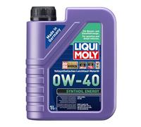 LIQUI MOLY Aceite de motor 0W-40 Synthoil Aceite sintetico ACEA A3/B3 ACEA A3/B4 API SM API CF Energy 1L Compatible con VW Polo V Hatchback 6R1, 6C1 up! Hatchback 121, 122, BL1, BL2, BL3, 123, TOYOTA