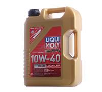 LIQUI MOLY Aceite de motor 10W-40 Leichtlauf aceite parcialmente sintético ACEA A3/B4 Diesel 5L Compatible con VW Golf IV Hatchback 1J1 Polo IV Hatchback 9N, 9A Lupo/Lupo 3L 6X1, 6E1 GOLF III 1H1