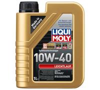 LIQUI MOLY Aceite de motor 10W-40 Leichtlauf Aceite sintetico ACEA A3/B4 API SP 1L Compatible con PEUGEOT 208 I Hatchback CA, CC, TOYOTA AYGO WNB1, KGB1, NISSAN Qashqai II J11, J11, KIA RIO III UB