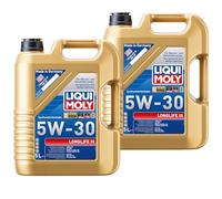 LIQUI MOLY Aceite de motor 5W-30 Longlife III Aceite sintetico aceite ACEA C3 API SN API CF 5L Compatible con VW Polo V Hatchback 6R1, 6C1 up! Hatchback 121, 122, BL1, BL2, BL3, 123 GOLF VI 5K1