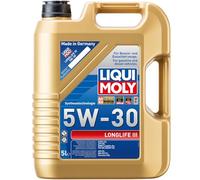 LIQUI MOLY Aceite de motor 5W-30 Longlife III Aceite sintetico ACEA C3 API SN API CF 5L Compatible con VW Polo V Hatchback 6R1, 6C1 up! Hatchback 121, 122, BL1, BL2, BL3, 123, TOYOTA AYGO WNB1, KGB1