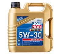 LIQUI MOLY Aceite de motor 5W-30 Longlife III Aceite sintetico Aceite para motor ACEA C3 API SN API CF 4L