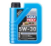 LIQUI MOLY Aceite de motor 5W-30 Longtime High Tech Aceite sintetico ACEA C3 ACEA C2 API SP 1L Compatible con VW Polo V Hatchback 6R1, 6C1 up! Hatchback 121, 122, BL1, BL2, BL3, 123, TOYOTA, SKODA