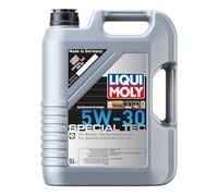 LIQUI MOLY Aceite de motor 5W-30 Special Tec Aceite sintetico ACEA A1/B1 API SL 5L Compatible con FORD Fiesta Mk6 Hatchback CB1, CCN, JA8, JR8 MONDEO IV Turnier BA7, NISSAN Qashqai II J11, J11, KIA