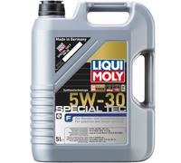 LIQUI MOLY Aceite de motor 5W-30 Special Tec Aceite sintetico ACEA A5/B5 API SL F 5L Compatible con FORD Fiesta Mk6 Hatchback CB1, CCN, JA8, JR8 MONDEO IV Turnier BA7, NISSAN Qashqai II J11, J11, KIA