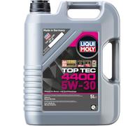 LIQUI MOLY Aceite de motor 5W-30 Top Tec ACEA C4 4400 5L Compatible con NISSAN Qashqai II J11, J11, RENAULT Megane 3 Grandtour KZ0/1 Clio 4 Grandtour KH, MERCEDES-BENZ Clase C T-modell S204
