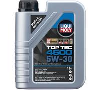 LIQUI MOLY Aceite de motor 5W-30 Top Tec Aceite sintetico ACEA C2 ACEA C3 API SQ 4600 1L Compatible con VW Polo V Hatchback 6R1, 6C1 up! Hatchback 121, 122, BL1, BL2, BL3, 123, TOYOTA AYGO WNB1, KGB1