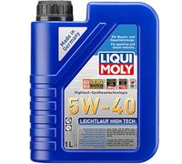 LIQUI MOLY Aceite de motor 5W-40 Leichtlauf ACEA A3/B4 API SP High Tech 1L Compatible con VW Polo V Hatchback 6R1, 6C1 up! Hatchback 121, 122, BL1, BL2, BL3, 123 Golf 7 Hatchback 5G1, BQ1, BE1, BE2