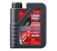 LIQUI MOLY Aceite De Motor Para Motocicleta 4T Synth 10W-50 Street Race 1 Litro