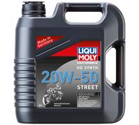LIQUI MOLY Aceite de Motor Totalmente Sintético Motocicleta Calle 4 Litro 20W-50