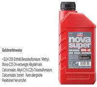 LIQUI MOLY aceite motor 10W-40 Nova Super 1 Litro MB 229.1 228.1 Man 271 Api Sj