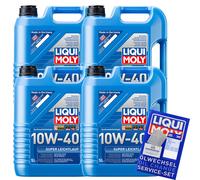 LIQUI MOLY aceite motor 10W-40 Super Marcha Suave 20 Litro MB 229.1 229.3 VW 505