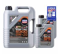 LIQUI MOLY Aceite Motor TOP TEC 6300 0W-20 ACEA C5 API SN MB-Approval 229.71 7 L