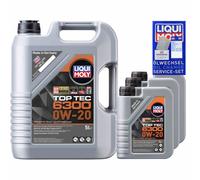 LIQUI MOLY Aceite Motor TOP TEC 6300 0W-20 ACEA C5 API SN MB-Approval 229.71 8 L