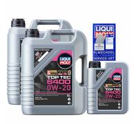 Liqui Moly Aceite Motor Top Tec 6400 0W-20 Acea C5 Renault Rn 17 Fe 11 L