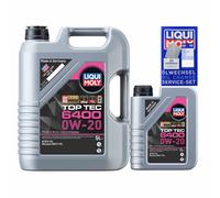 LIQUI MOLY aceite motor Top Tec 6400 0W-20 Acea C5 Renault Rn 17 Fe 6L