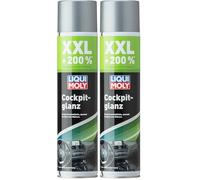 LIQUI MOLY Brillo para el cockpit | 600 ml | Cuidado del automóvil | 1610 (Paquete de 2)