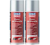 Liqui Moly Cera pulverizable abrillantadora, 400 ml, Compación, Barniz, SKU 1647 (Paquete de 2)