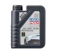 LIQUI MOLY Classic Motorenöl SAE 20W-50 HD | 1 L | Aceite de motor mineral | 1128