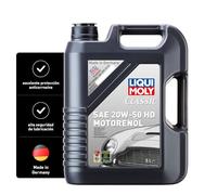 LIQUI MOLY Classic Motorenöl SAE 20W-50 HD | 5 L | Aceite de motor mineral | 1129