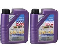 Liqui Moly High Tech 5W-40 - Aceite de Motor con tecnología de síntesis, 1 L, número de Referencia: 3863 (Paquete de 2)