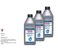 LIQUI MOLY Líquido de Frenos Punto 5.1 3 Litro Fmvss 116 3 4 Iso 4925 SAE J 1703