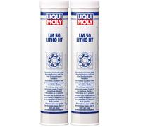 LIQUI MOLY LM 50 Litho HT | 400 g | Grasa complejo de litio | 3406 (Paquete de 2)