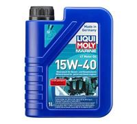 LIQUI MOLY Marine 4T Motor Oil 15W-40 | 1 L | Aceite de motor mineral de arranque | 25015