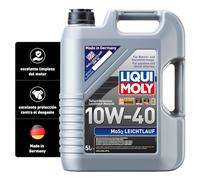 LIQUI MOLY MoS2 Leichtlauf 10W-40 | 5 L | Parte -aceite de motor sintético | 2184