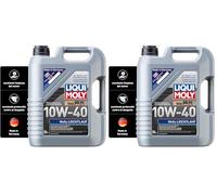 LIQUI MOLY MoS2 Leichtlauf 10W-40 | 5 L | Parte -aceite de motor sintético | 2184 (Paquete de 2)