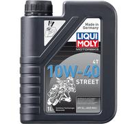 LIQUI MOLY Motorbike 4T 10W-40 Street | 1 L | Aceite de 4 tiempos de motocicleta | 1521