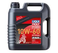 Aceite de motor liqui moly 100% sintetico 4t 10w-60 off-road race-garrafa 4l