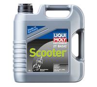 Liqui Moly Motorbike 2T Basic Scooter, 4 L, Aceite de 2 Tiempos de Motocicleta, SKU 1237