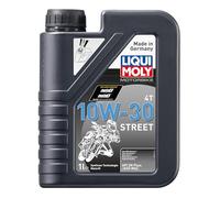 LIQUI MOLY Motorbike 4T 10W-30 Street | 1 L | Tecnología de síntesis de motocicletas Aceite del motor | 2526