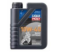 LIQUI MOLY Motorbike 4T 10W-40 Basic Offroad | 1 L | Aceite de 4 tiempos de motocicleta | 3059