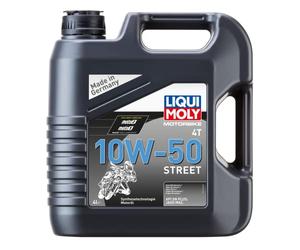 LIQUI MOLY Motorbike 4T 10W-50 Street | 4 L | Aceite de moto de 4 tiempos | Número de referencia: 21726