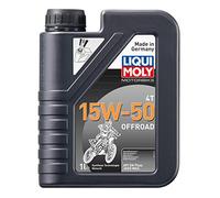 LIQUI MOLY Motorbike 4T 15W-50 Offroad | 1 L | Tecnología de síntesis de motocicletas Aceite del motor | 3057
