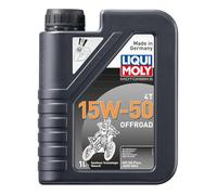 LIQUI MOLY Motorbike 4T 15W-50 Offroad | 1 L | Tecnología de síntesis de motocicletas Aceite del motor | 3057