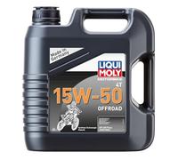 LIQUI MOLY Motorbike 4T 15W-50 Offroad | 4 L | Tecnología de síntesis de motocicletas Aceite del motor | 3058