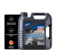 Garrafa 4L aceite Liqui Moly Motorbike 4T 20W-50 mineral Street 1696
