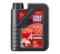 LIQUI MOLY Motorbike 4T Synth 10W-50 Offroad Race | 1 L | Aceite de 4 tiempos de motocicleta | 3051