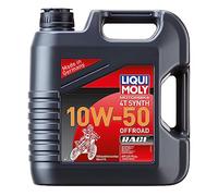 LIQUI MOLY Motorbike 4T Synth 10W-50 Offroad Race | 4 L | Aceite de 4 tiempos de motocicleta | 3052