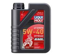 LIQUI MOLY Aceite de 4 tiempos Motorbike 4T Synth 5W-40 Offroad Race 1 L