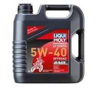 LIQUI MOLY Motorbike 4T Synth 5W-40 Offroad Race | 4 L | Motocicleta aceite de motor completamente sintético | 3019