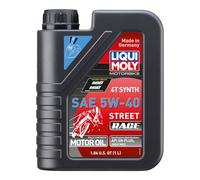 LIQUI MOLY Motorbike 4T Synth 5W-40 Street Race | 1 L | Motocicleta aceite de motor completamente sintético | 2592
