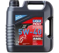 LIQUI MOLY Motorbike 4T Synth Street Race Aceite de motor 5W-40 Aceite para 4L