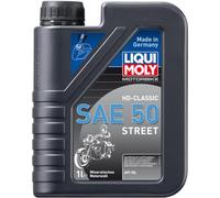 LIQUI MOLY Motorbike HD-Classic SAE 50 Street | 1 L | Aceite de motor mineral de Motorad | 1572