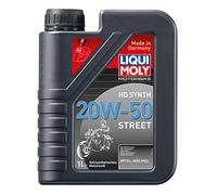 LIQUI MOLY Motorbike HD Synth 20W-50 Street | 4 L | Aceite de 4 tiempos de motocicleta | 3817