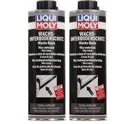 Liqui Moly Producto de protección de bajos a base de cera antracita/negro | 1 L | Protección corporal | Protección debajo del cuerpo | 6102 (Paquete de 2)