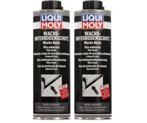 Liqui Moly Producto de protección de bajos a base de cera antracita/negro | 1 L | Protección corporal | Protección debajo del cuerpo | 6102 (Paquete de 2)